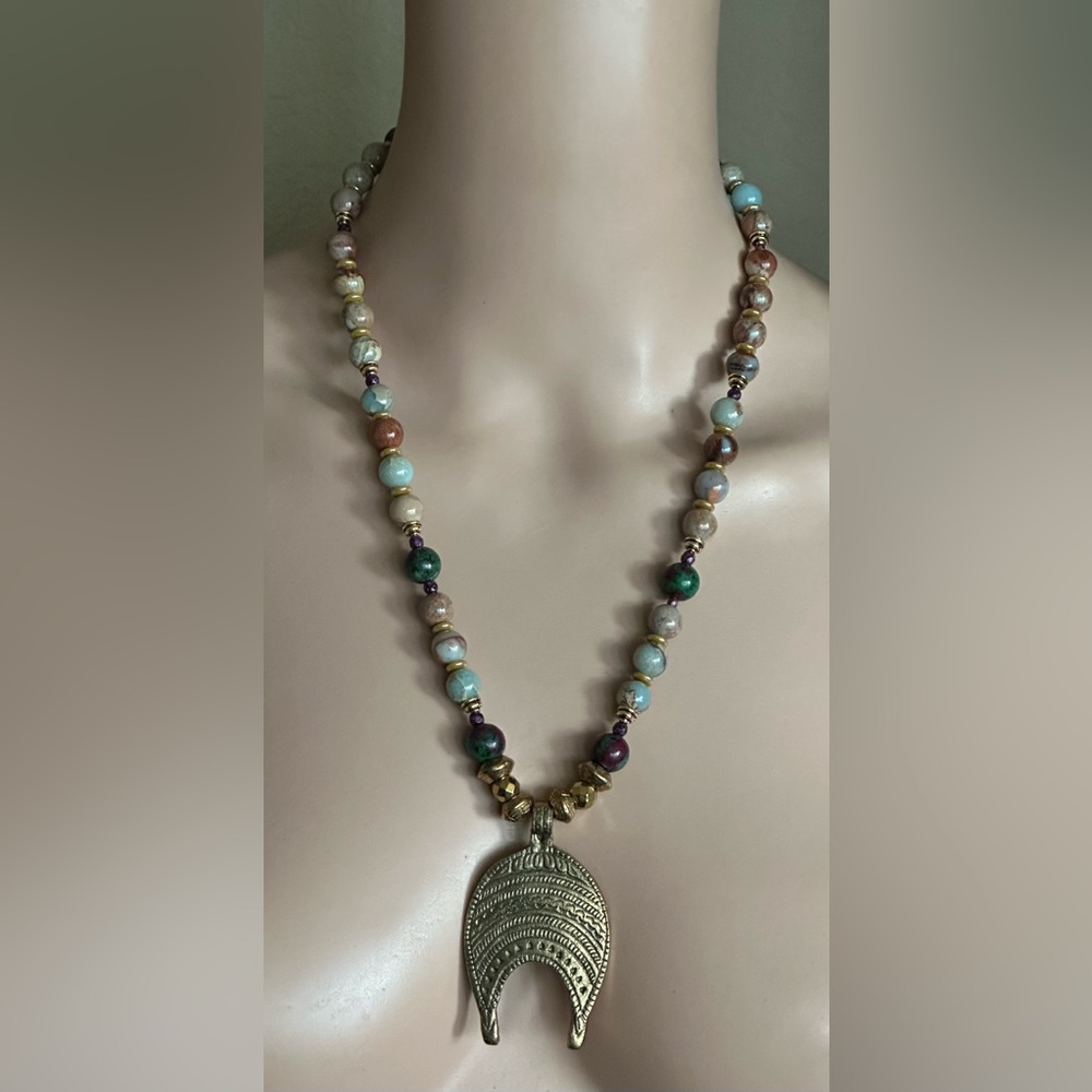 26-1/2 inch Mixed Bead Necklace NWOT
